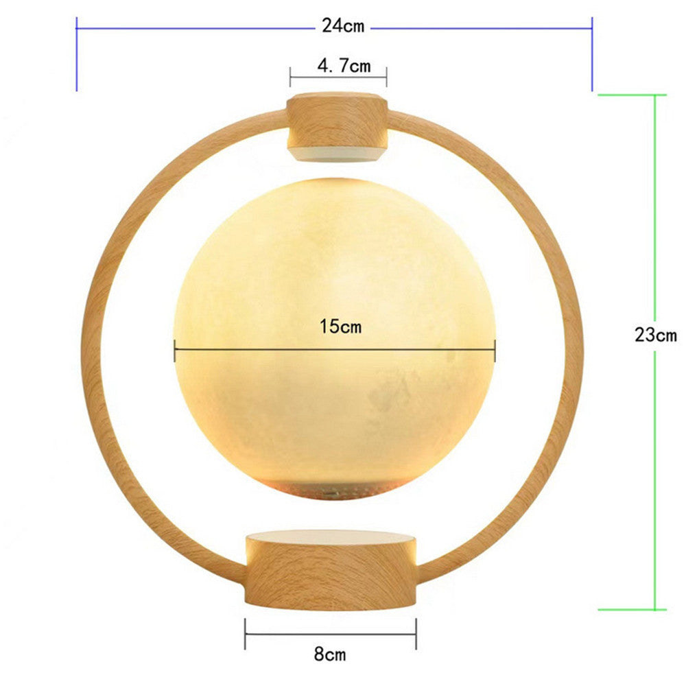 Maglev Levitating Moon Lamp Bluetooth Speaker - Floating 3D Colorful LED Light with Remote ( Free Shipping )