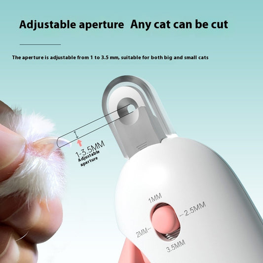 Cat & Dog Nail Clippers with Safety Gravity Push - Easy Pet Grooming Scissors ( Free Shipping )