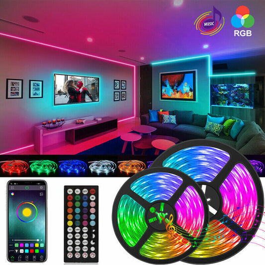 Bluetooth RGB LED Strip Lights - App & Remote Control TV Backlight ( Free Shipping )