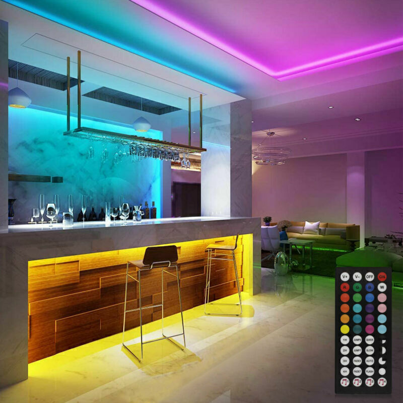 Bluetooth RGB LED Strip Lights - App & Remote Control TV Backlight ( Free Shipping )