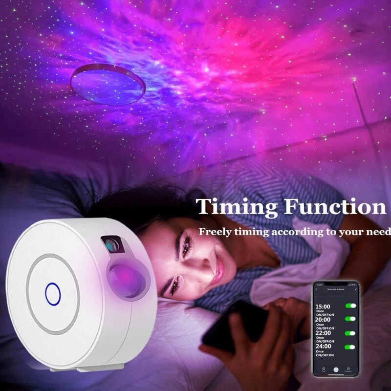 Starry Sky Galaxy Projector Lamp - Smart App & Voice Control ( Free Shipping )