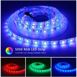 RGB LED Stip Lights - Flexible Color Changing Room & Decor Lighting ( Free Shipping )