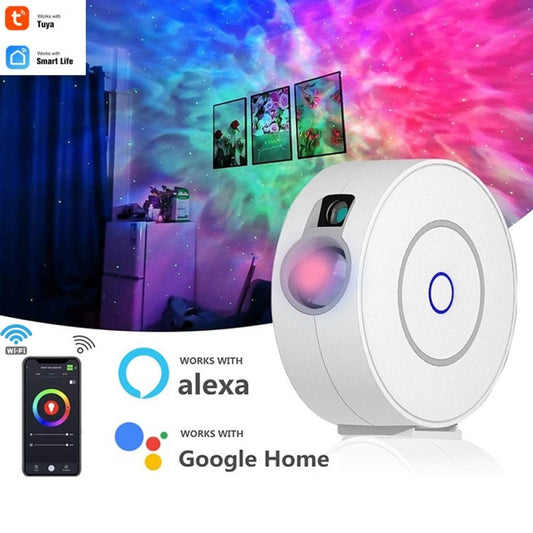 Starry Sky Galaxy Projector Lamp - Smart App & Voice Control ( Free Shipping )