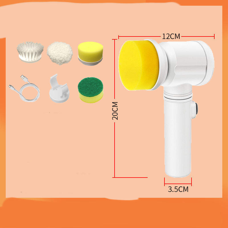 Multifunctional Electric Cleaning Brush - Rechargeable Scrubber for Kitchen & Bathroom ( Free Shipping )
