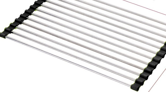 Folding Roll-Up Sink Rack Stainless Steel (Free Shipping)