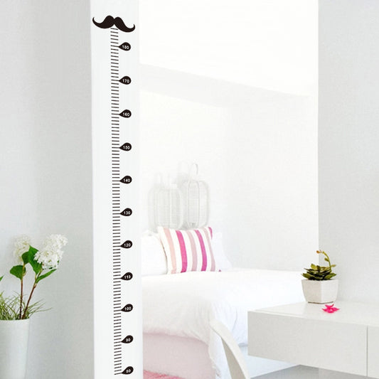 Children's Height Measurement Wall Sticker - Cute Beard Design