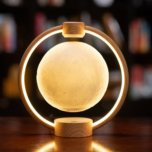 Maglev Levitating Moon Lamp Bluetooth Speaker - Floating 3D Colorful LED Light with Remote ( Free Shipping )