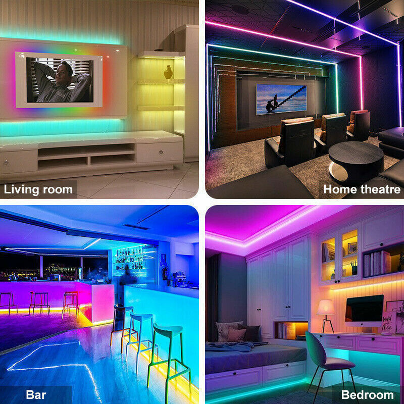 Bluetooth RGB LED Strip Lights - App & Remote Control TV Backlight ( Free Shipping )