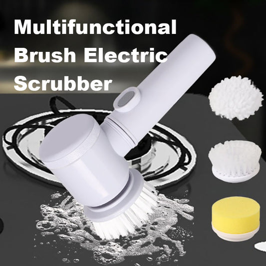 Multifunctional Electric Cleaning Brush - Rechargeable Scrubber for Kitchen & Bathroom ( Free Shipping )