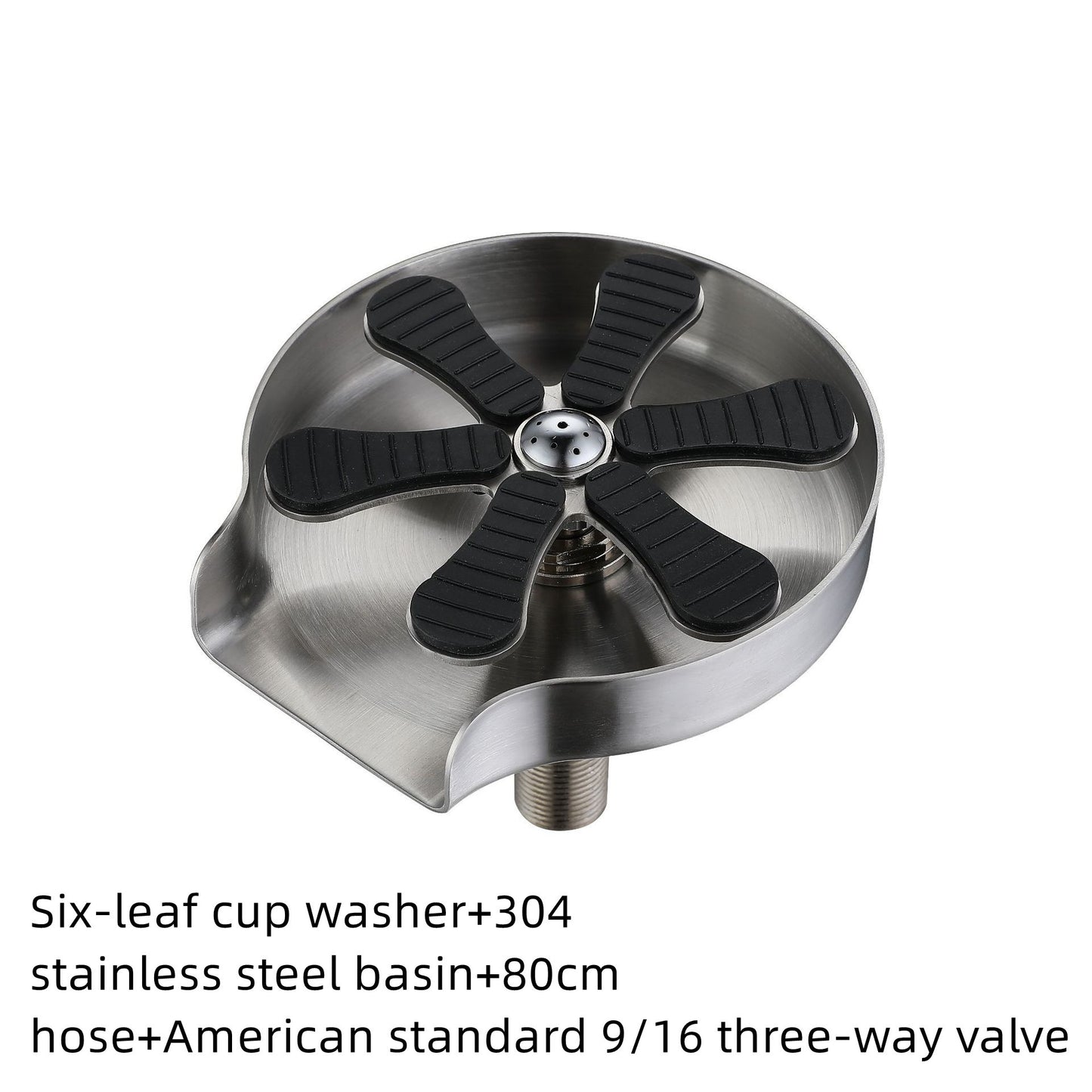 Cup Washer for Kitchen - Complete Set ( Head + Hose + Valve )